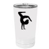 White Sublimatable 16 oz. Polar Camel Pint with Slider Lid Thumbnail