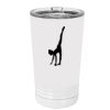 White Sublimatable 16 oz. Polar Camel Pint with Slider Lid Thumbnail