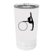 White Sublimatable 16 oz. Polar Camel Pint with Slider Lid Thumbnail