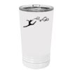 White Sublimatable 16 oz. Polar Camel Pint with Slider Lid Thumbnail