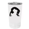 White Sublimatable 16 oz. Polar Camel Pint with Slider Lid Thumbnail