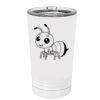White Sublimatable 16 oz. Polar Camel Pint with Slider Lid Thumbnail
