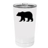 White Sublimatable 16 oz. Polar Camel Pint with Slider Lid Thumbnail