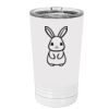 White Sublimatable 16 oz. Polar Camel Pint with Slider Lid Thumbnail