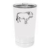 White Sublimatable 16 oz. Polar Camel Pint with Slider Lid Thumbnail