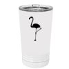 White Sublimatable 16 oz. Polar Camel Pint with Slider Lid Thumbnail