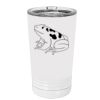 White Sublimatable 16 oz. Polar Camel Pint with Slider Lid Thumbnail