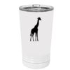 White Sublimatable 16 oz. Polar Camel Pint with Slider Lid Thumbnail