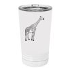 White Sublimatable 16 oz. Polar Camel Pint with Slider Lid Thumbnail