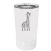 White Sublimatable 16 oz. Polar Camel Pint with Slider Lid Thumbnail