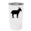 White Sublimatable 16 oz. Polar Camel Pint with Slider Lid Thumbnail