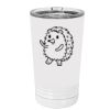 White Sublimatable 16 oz. Polar Camel Pint with Slider Lid Thumbnail