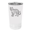 White Sublimatable 16 oz. Polar Camel Pint with Slider Lid Thumbnail