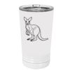 White Sublimatable 16 oz. Polar Camel Pint with Slider Lid Thumbnail