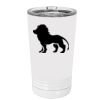 White Sublimatable 16 oz. Polar Camel Pint with Slider Lid Thumbnail