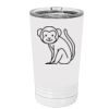 White Sublimatable 16 oz. Polar Camel Pint with Slider Lid Thumbnail