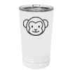 White Sublimatable 16 oz. Polar Camel Pint with Slider Lid Thumbnail