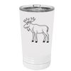 White Sublimatable 16 oz. Polar Camel Pint with Slider Lid Thumbnail