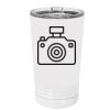 White Sublimatable 16 oz. Polar Camel Pint with Slider Lid Thumbnail