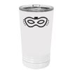 White Sublimatable 16 oz. Polar Camel Pint with Slider Lid Thumbnail