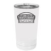 White Sublimatable 16 oz. Polar Camel Pint with Slider Lid Thumbnail