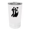 White Sublimatable 16 oz. Polar Camel Pint with Slider Lid Thumbnail