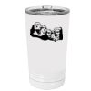 White Sublimatable 16 oz. Polar Camel Pint with Slider Lid Thumbnail