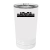 White Sublimatable 16 oz. Polar Camel Pint with Slider Lid Thumbnail