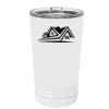 White Sublimatable 16 oz. Polar Camel Pint with Slider Lid Thumbnail