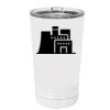 White Sublimatable 16 oz. Polar Camel Pint with Slider Lid Thumbnail