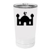 White Sublimatable 16 oz. Polar Camel Pint with Slider Lid Thumbnail