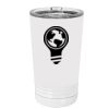 White Sublimatable 16 oz. Polar Camel Pint with Slider Lid Thumbnail