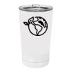 White Sublimatable 16 oz. Polar Camel Pint with Slider Lid Thumbnail