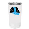 White Sublimatable 16 oz. Polar Camel Pint with Slider Lid Thumbnail