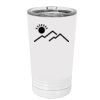 White Sublimatable 16 oz. Polar Camel Pint with Slider Lid Thumbnail