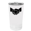 White Sublimatable 16 oz. Polar Camel Pint with Slider Lid Thumbnail