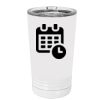 White Sublimatable 16 oz. Polar Camel Pint with Slider Lid Thumbnail