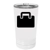 White Sublimatable 16 oz. Polar Camel Pint with Slider Lid Thumbnail