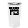 White Sublimatable 16 oz. Polar Camel Pint with Slider Lid Thumbnail