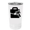 White Sublimatable 16 oz. Polar Camel Pint with Slider Lid Thumbnail