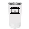 White Sublimatable 16 oz. Polar Camel Pint with Slider Lid Thumbnail