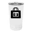 White Sublimatable 16 oz. Polar Camel Pint with Slider Lid Thumbnail
