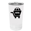 White Sublimatable 16 oz. Polar Camel Pint with Slider Lid Thumbnail