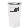 White Sublimatable 16 oz. Polar Camel Pint with Slider Lid Thumbnail