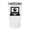 White Sublimatable 16 oz. Polar Camel Pint with Slider Lid Thumbnail