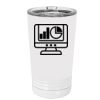 White Sublimatable 16 oz. Polar Camel Pint with Slider Lid Thumbnail