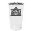 White Sublimatable 16 oz. Polar Camel Pint with Slider Lid Thumbnail