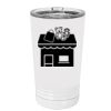 White Sublimatable 16 oz. Polar Camel Pint with Slider Lid Thumbnail