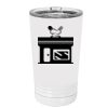 White Sublimatable 16 oz. Polar Camel Pint with Slider Lid Thumbnail
