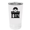 White Sublimatable 16 oz. Polar Camel Pint with Slider Lid Thumbnail